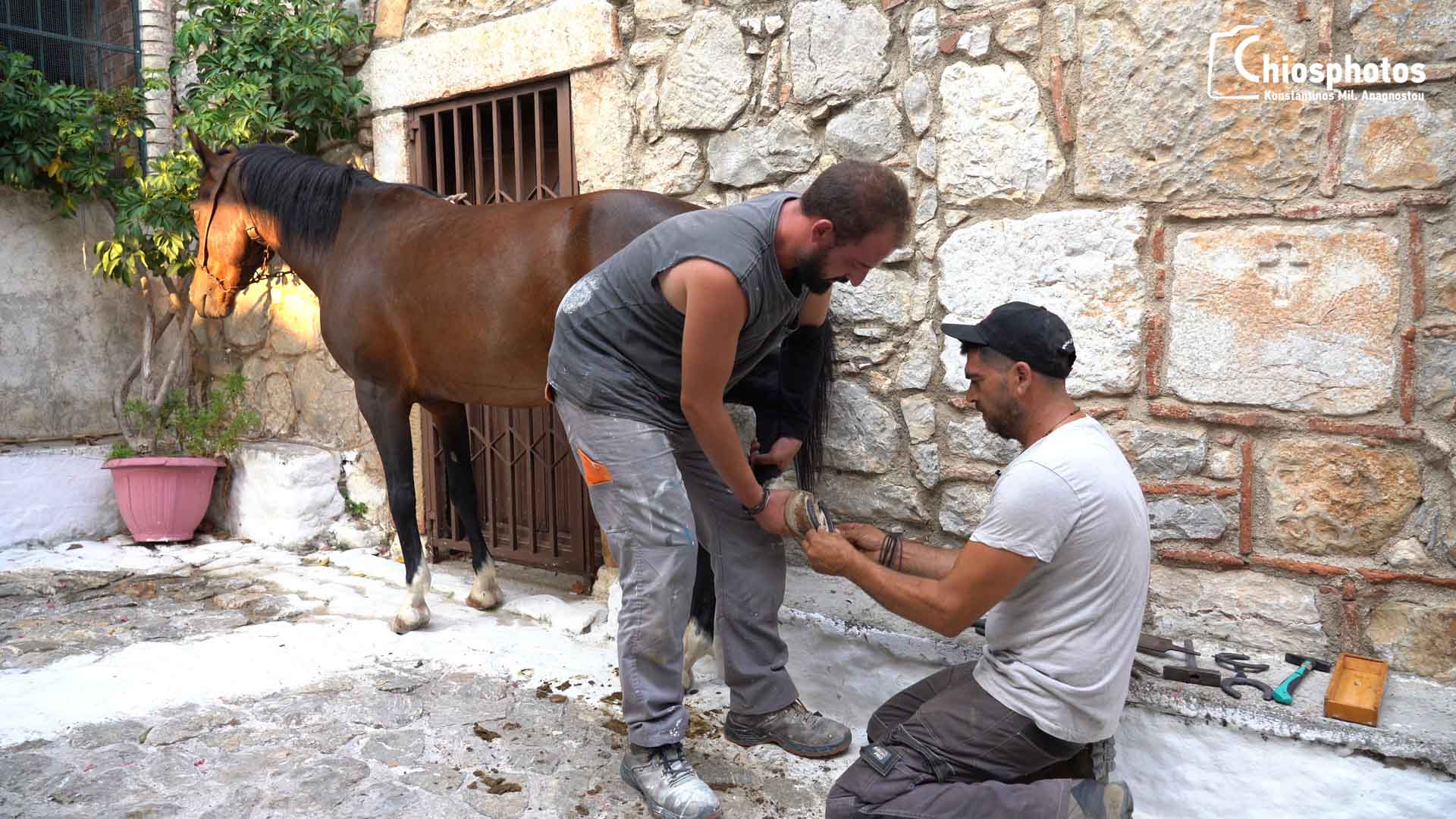 Το επάγγελμα του πεταλωτή στην Ελάτα της Χίου (ΒΙΝΤΕΟ & ΦΩΤΟ) - Chiospen